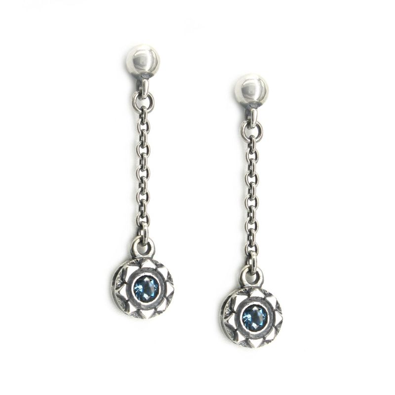 STERLINGWORTH(スターリングウォース)の「SunlightD-101 LondonBlue Topaz silver earring(Accessories)」