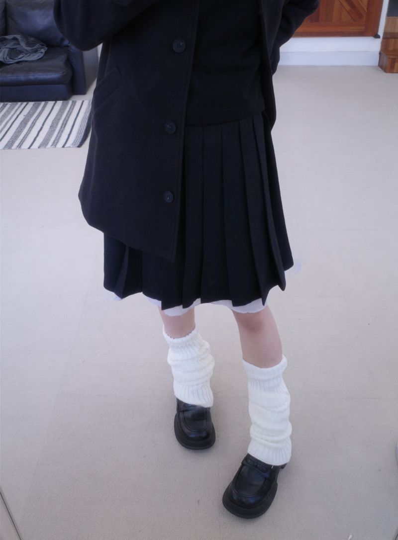 myorang（ミョラン）の「[MD PICK] Mike Layered Pleats Midi Skirt（Skirts）」