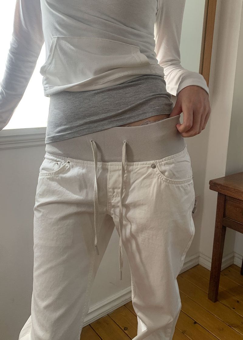 BANDING FLARE PANTS (2color)