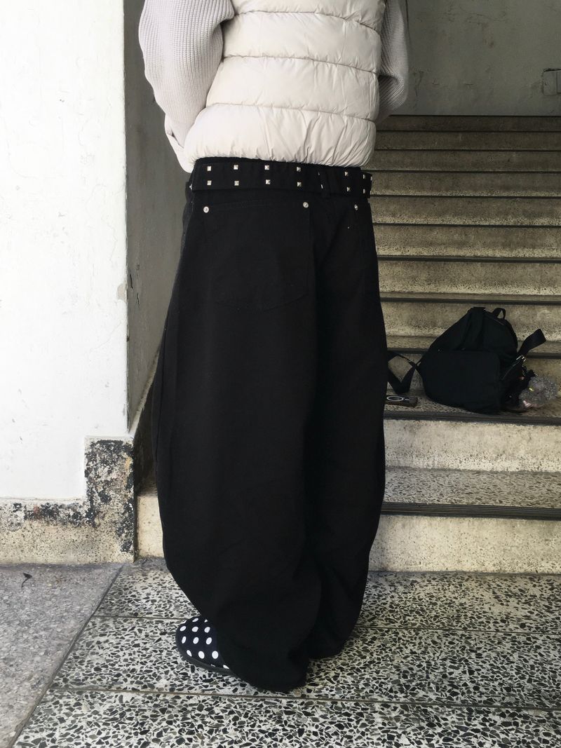 Kerry Backstud Belted Balloon Pants (2c)