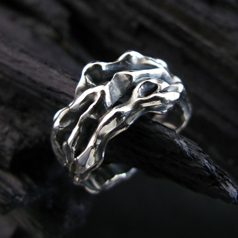 Liberty-G1 silver ring