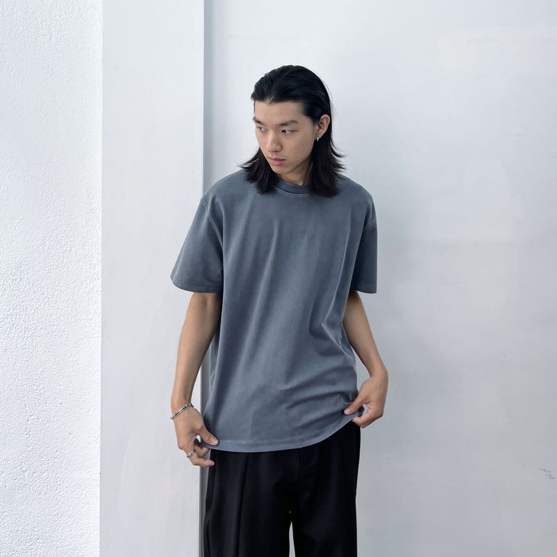 Mist Grey Washed Tee