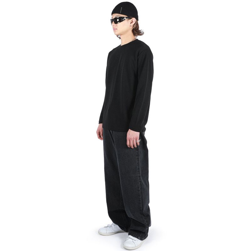 Essential Knit T Shirt Black
