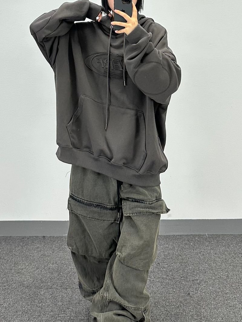 elbow patch hoodie