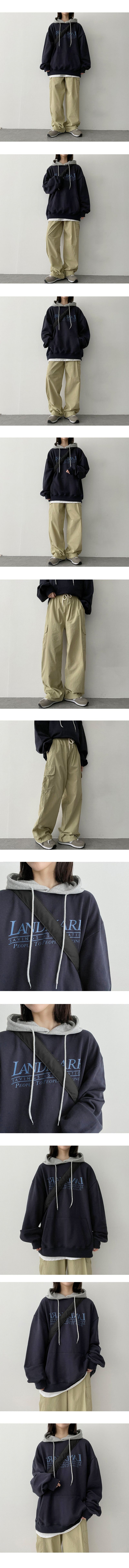 Carpe String Nylon Wide Cargo Pants