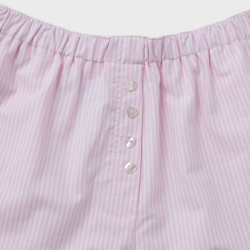 Stripe Lace Shorts (PINK)