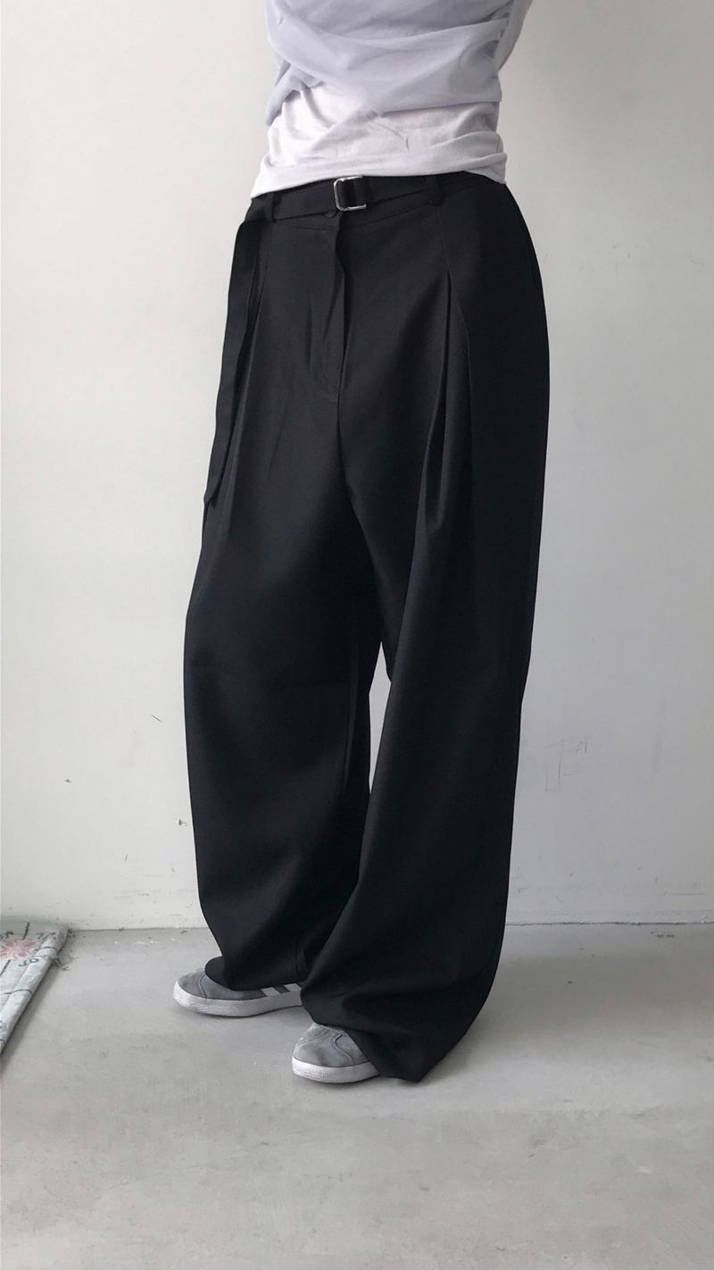 stock low pintuck wide sl belt set