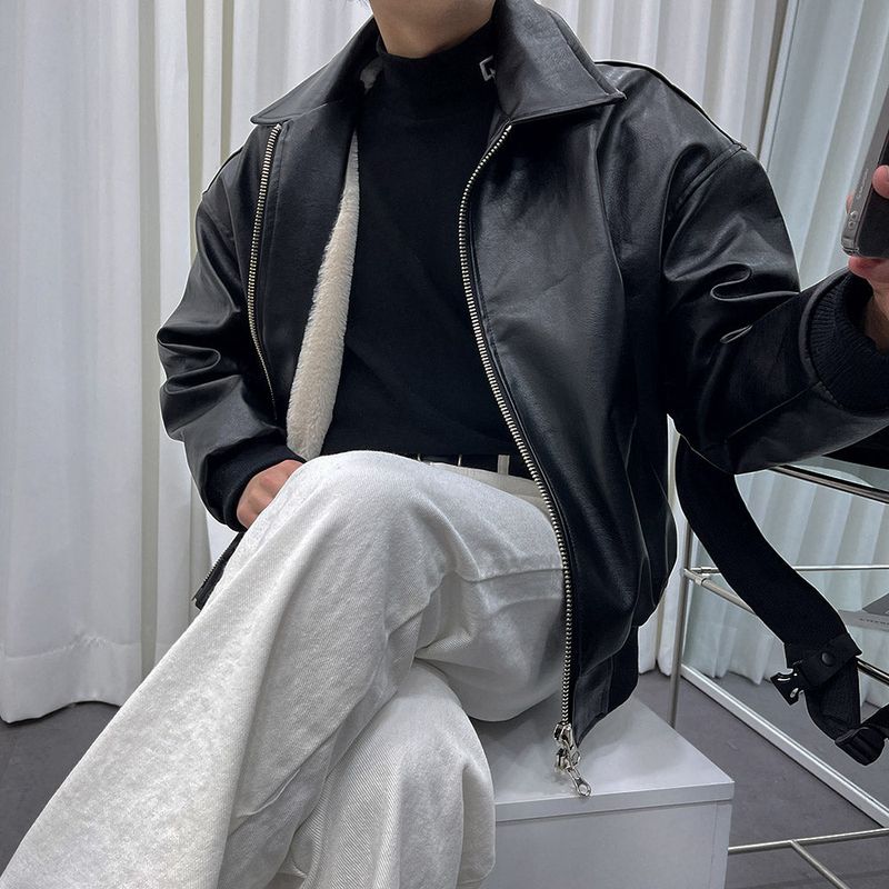 FL Jared Leather Fur Jacket