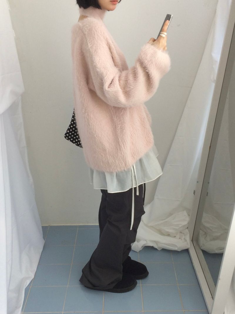 Love N Hairy muffler knitwear