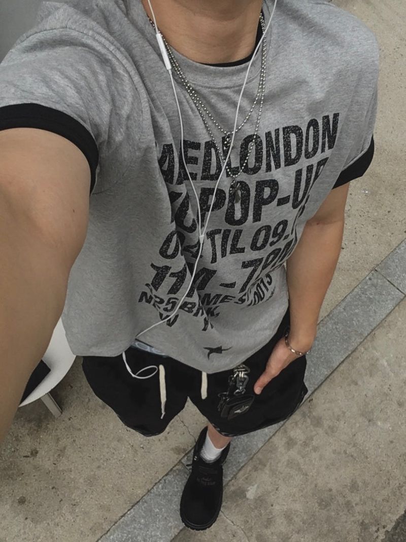 Solid Fit Short-Sleeved T-Shirt 3C