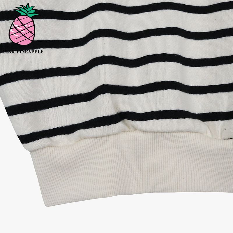 STRIPE H-N SWEATSHIRT
