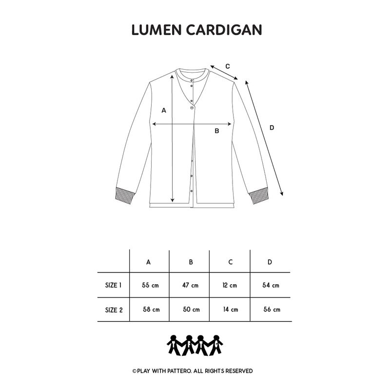 Lumen Layered Cardigan - Choco Blue Size 2
