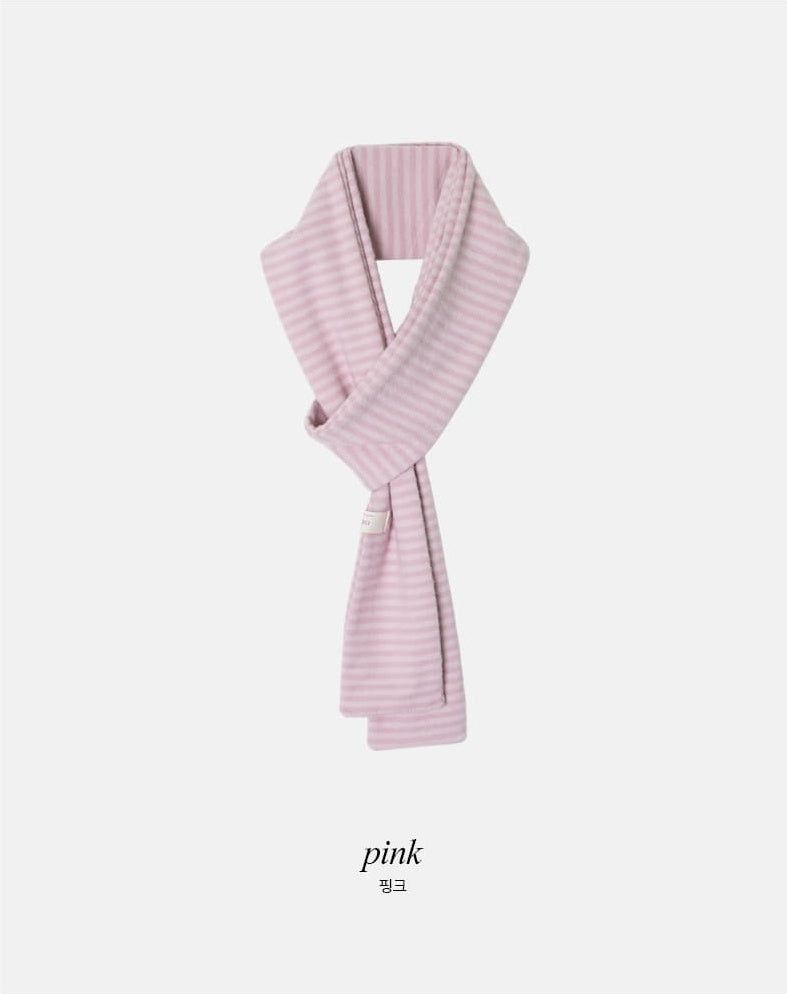 Cozy Warm Border Muffler Tie (4color)