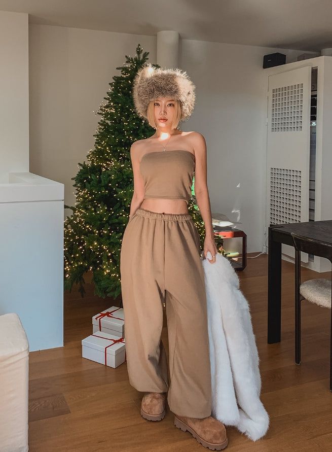 Moana Heavy Pile Top Jogger Set