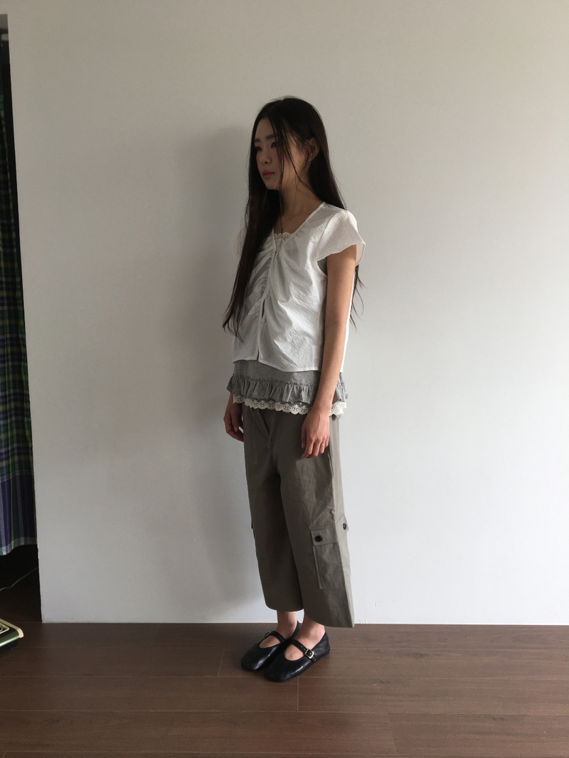 Sand Cargo 3/4 Pants (3color)