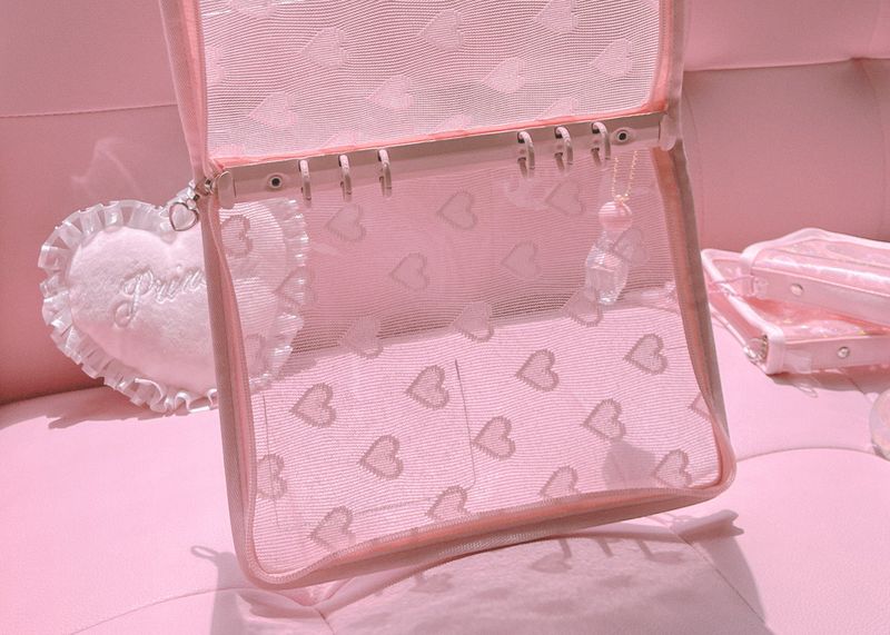 [A5] Heart Lover's Club: 6-ring diary cover