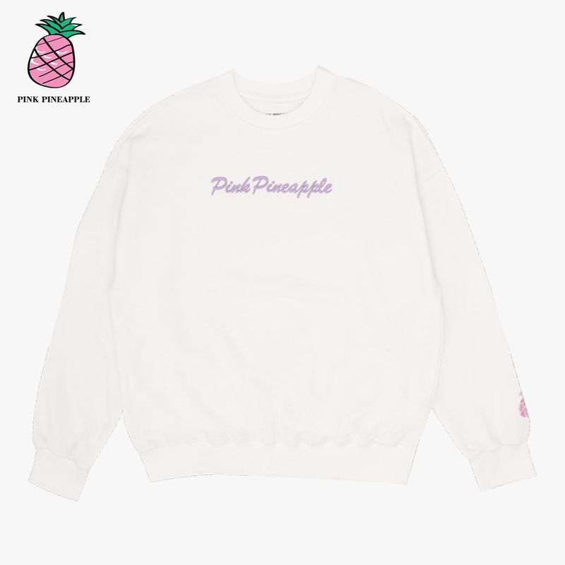 CURLY LETTERING SWEATSHIRT (3COLOR)