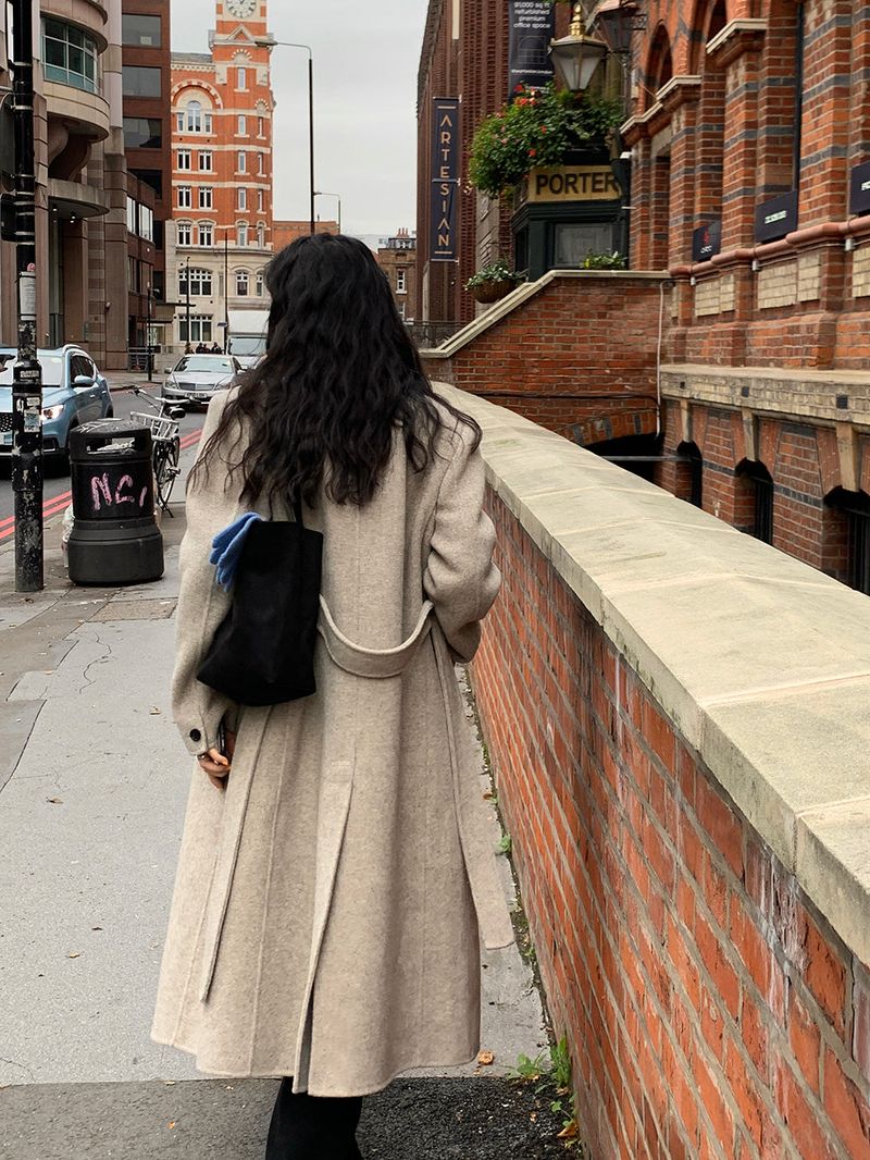 [MADE] Elton Stitch Wool Handmade Long Coat