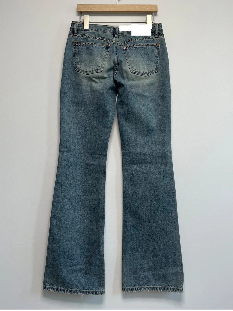 low-rise bootcut