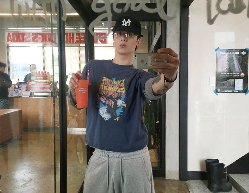 HOLY IN CODE（ホーリーインコード）の「No.1782 vtg LS slub crop half T (3color)（Tops）」