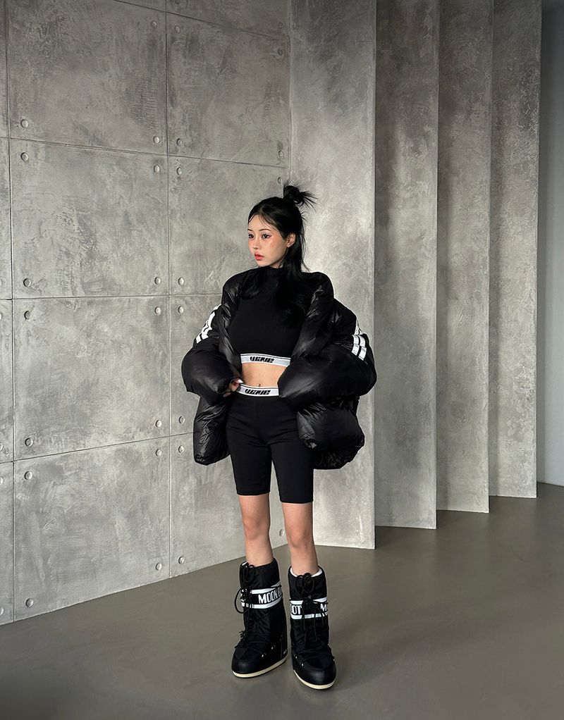 [UNISEX] Track overfit wellon padded jacket