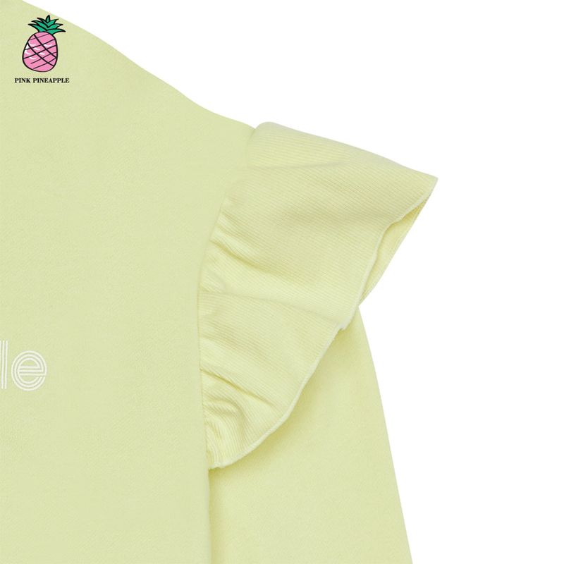 LINE LOGO RUFFLE SWEATSHIRT (3color)