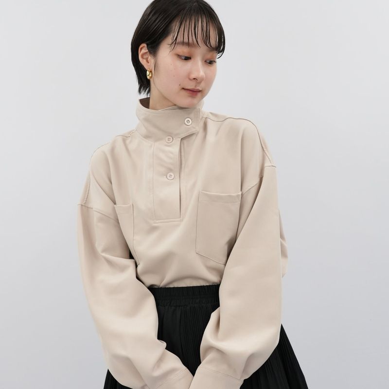 stand collar shirt