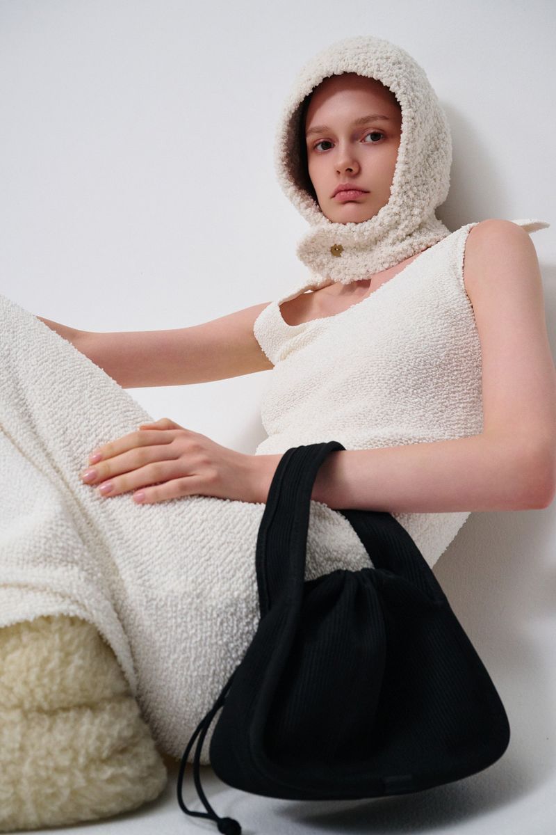 SIMP knit balaclava_white