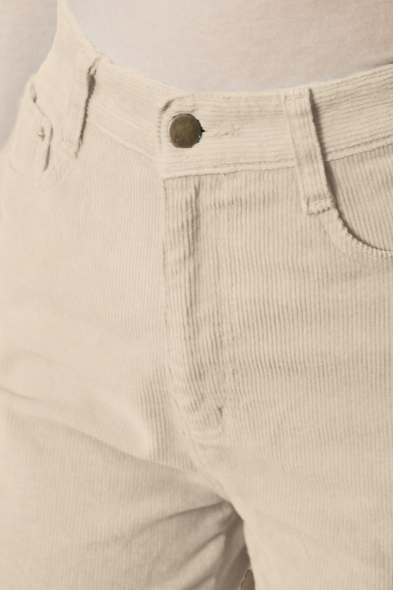 Melody Corduroy Pants [Ivory]
