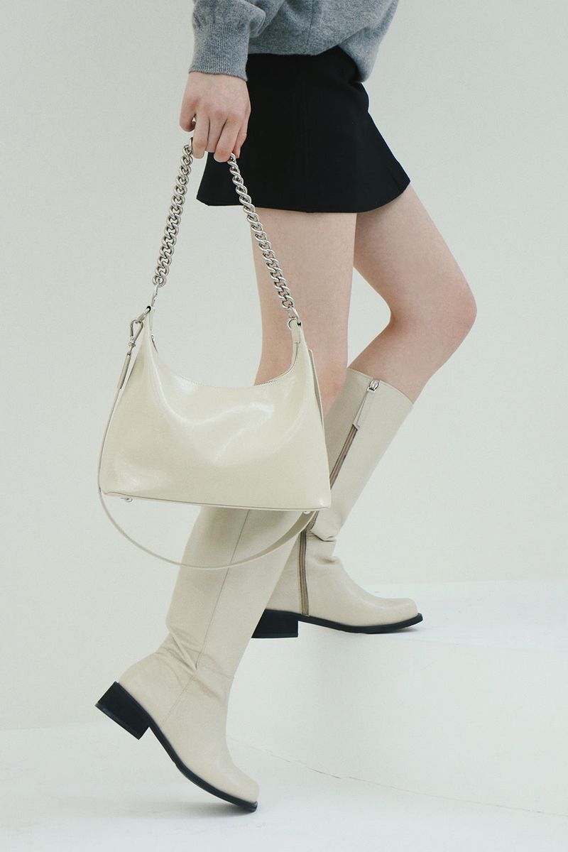 BOLD CHAIN CITY BAG_3COLORS