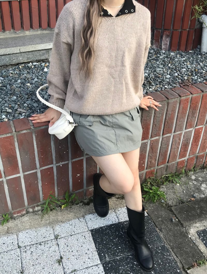Larvate mini skirt