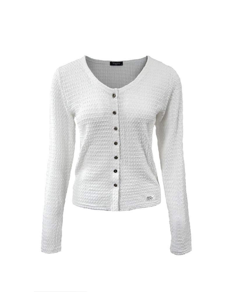 MagoRen SEOUL(マゴレン ソウル)の「Boho Lace Cardigan White(Tops)」