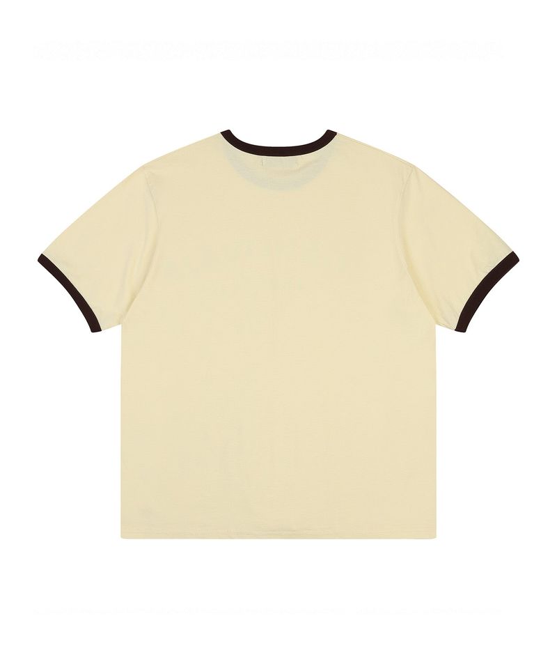 genova ringer t-shirts yellow