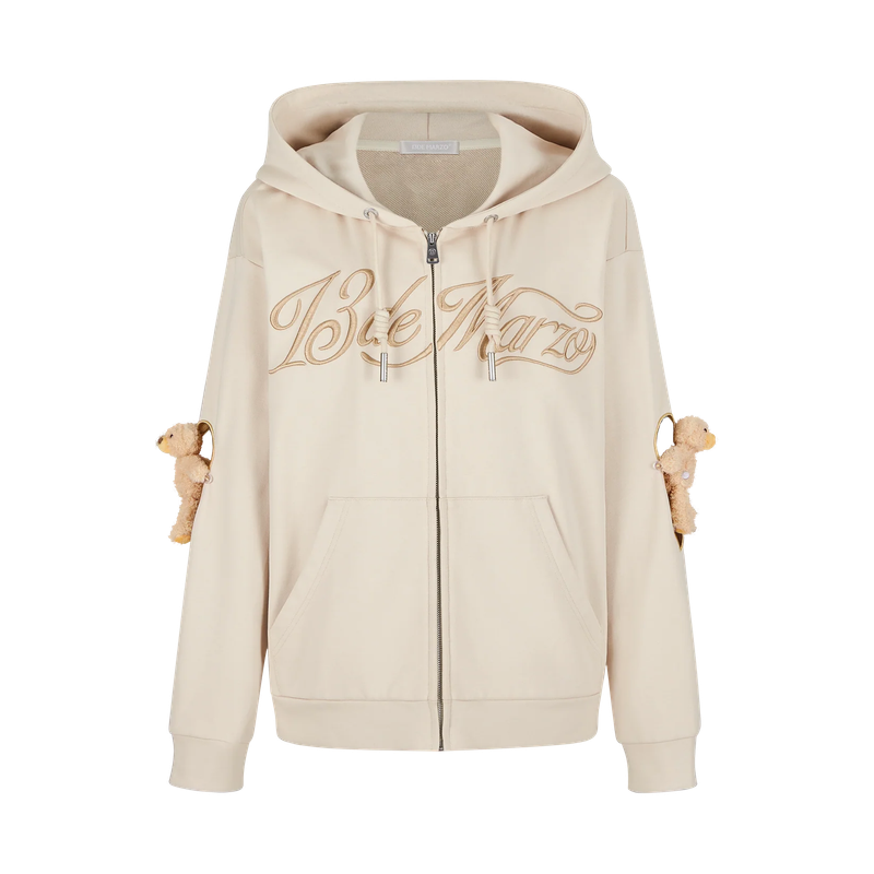 13DE MARZO(トレセ・デ・マルゾ)の「13DE MARZO Doozoo Hollow Heart Zip Hoodie(Tops)」