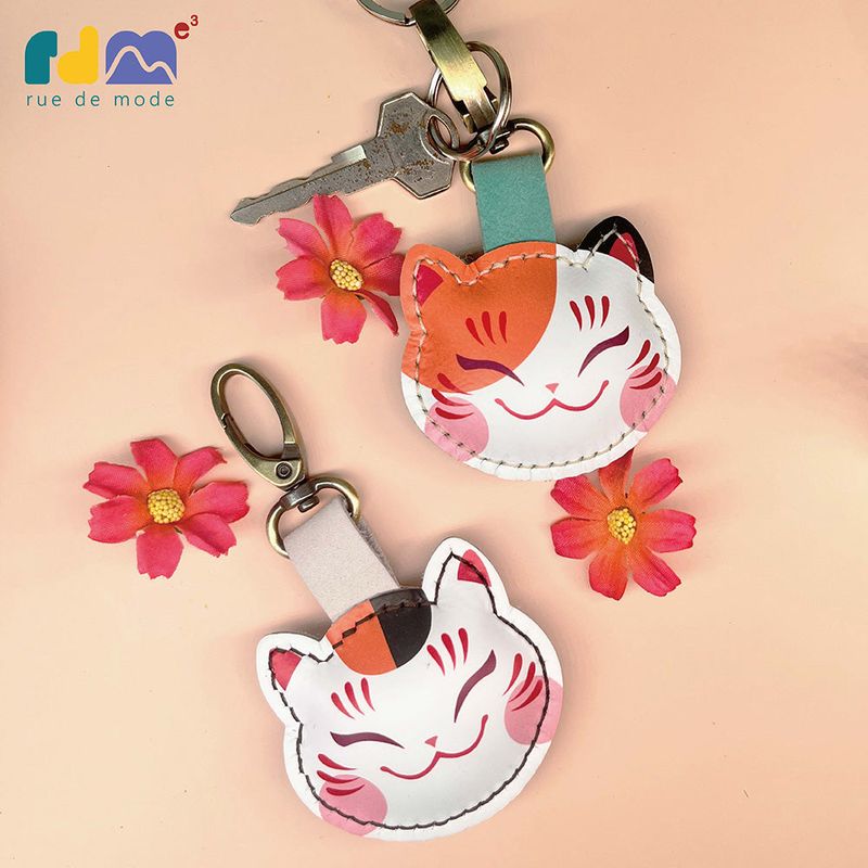 Lucky Companion Genuine Leather Keychain