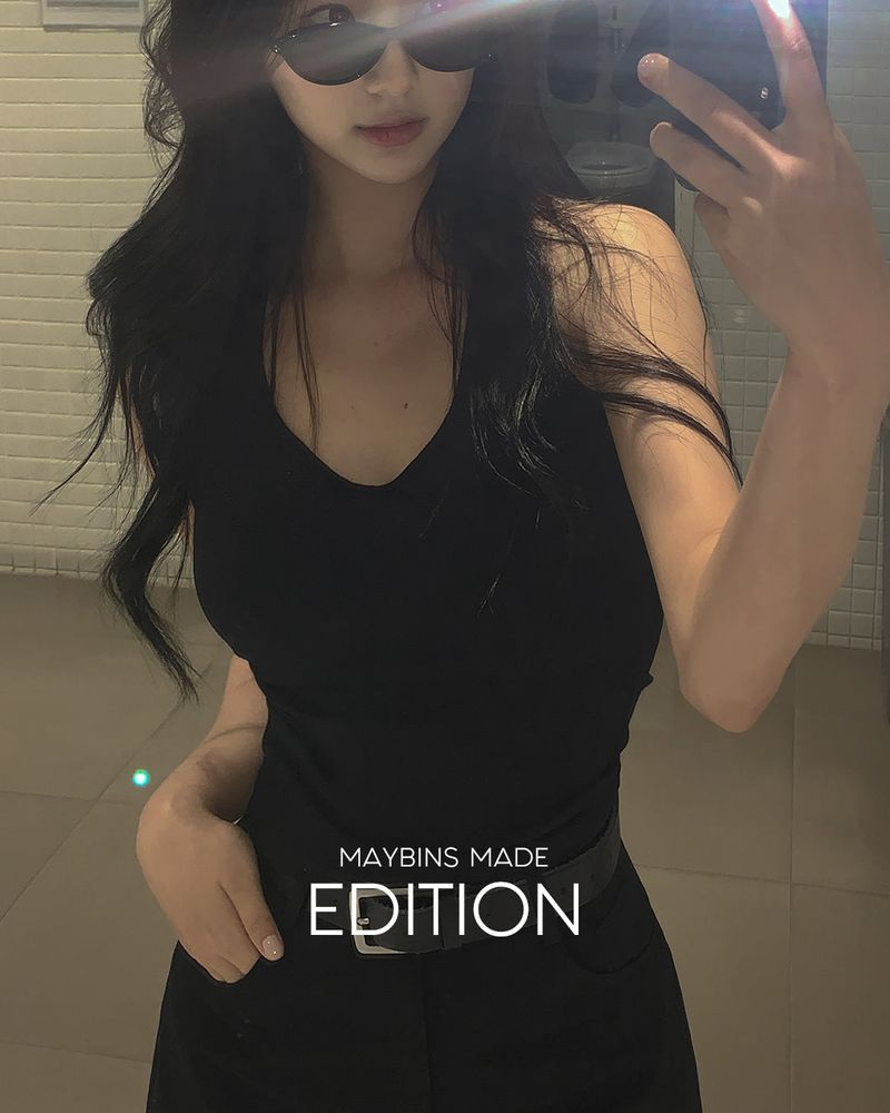 [MADE] Rum halter‑neck sleeveless