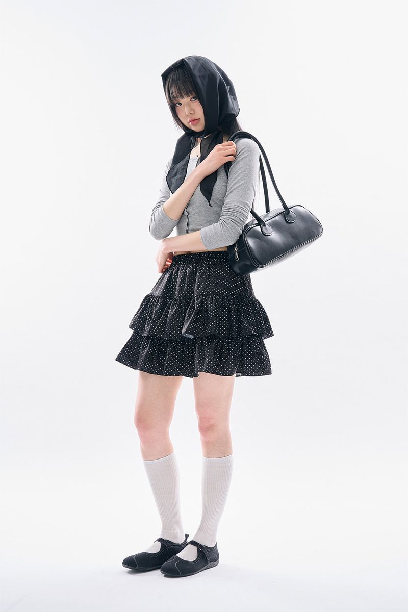 Lorric cropped button tee
