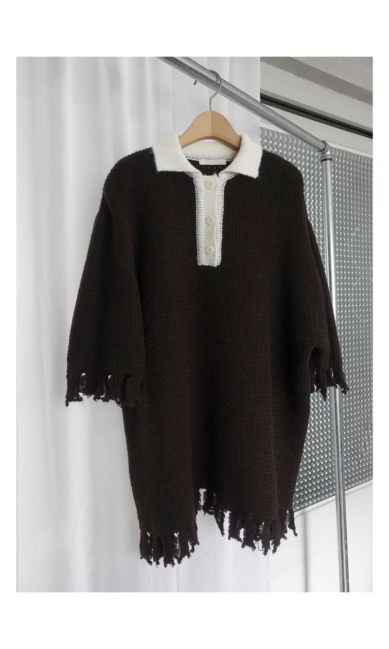 POT fringe half knit (2C)