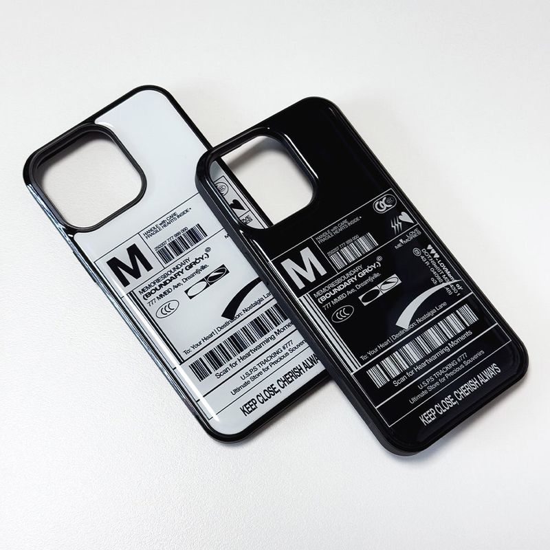 Fresh Love Delivery Label Phone Case (BK)
