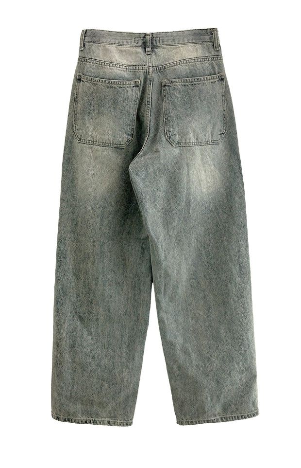 Nutty Wash Wide Denim