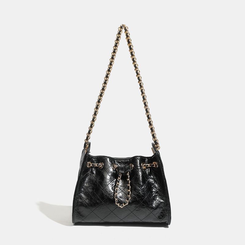 Premium Crocodile Pattern Chain Square Bag - Luxurious Crocodile Pattern Bag