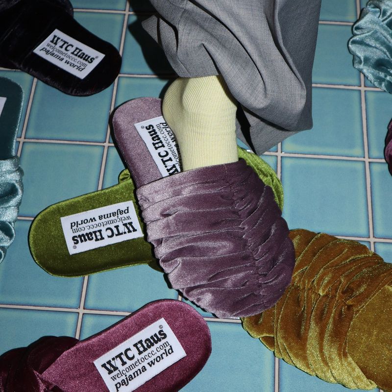 Croa Shoes (Cool Purple) Room Shoes