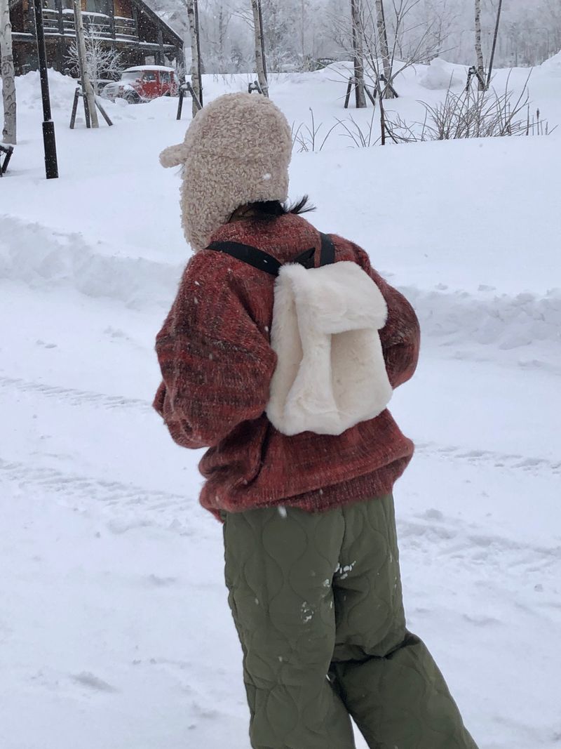Fable snow melange knit