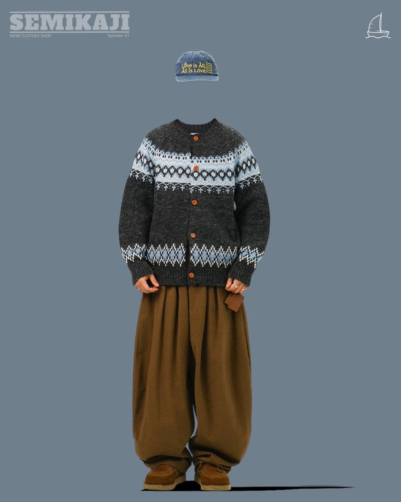 ISLAND Round Cardigan