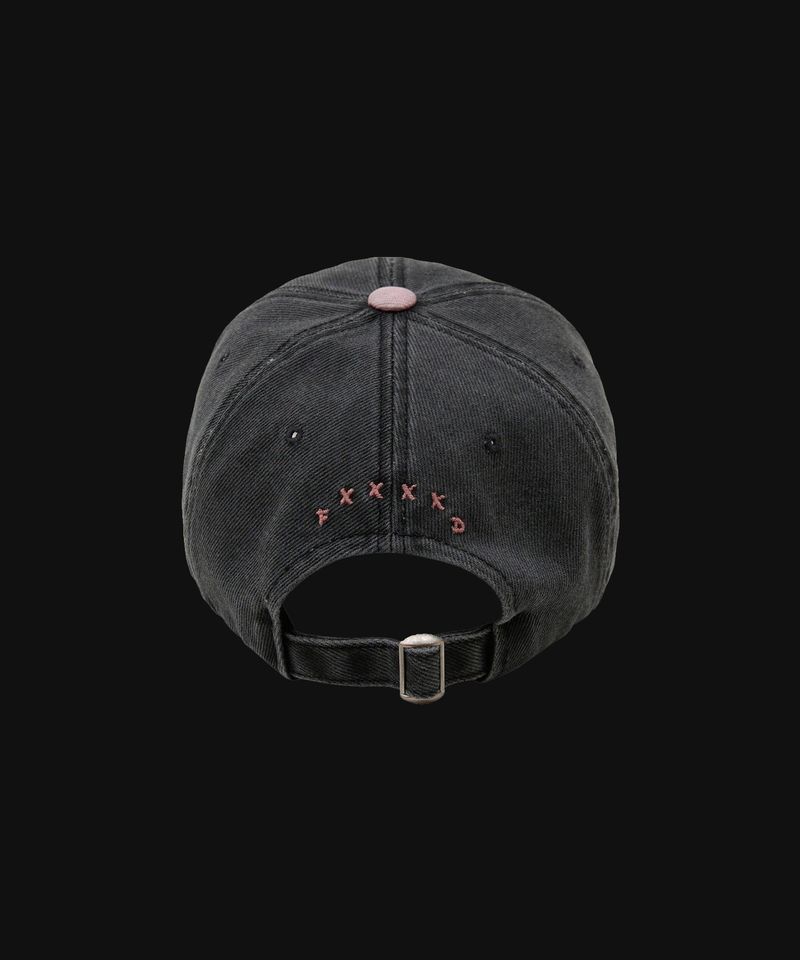 MESSAGE STRAPBACK DIRTY -CHARCOAL/CORAL-
