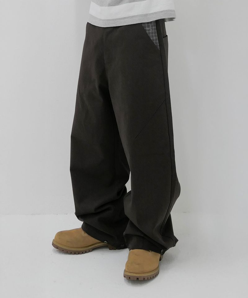 BP2 DISORDER（ビーピートゥーディスオーダー）の「Symbol Logo Check Pocket Pants Brown（Pants）」