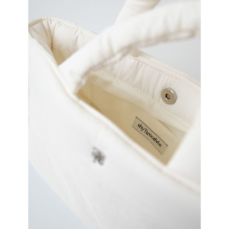 soft padded bag - white