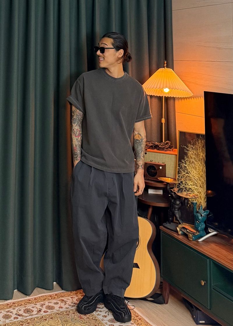 [ virstyle original ] INKKI High-density D-ring nylon pants 3COLOR