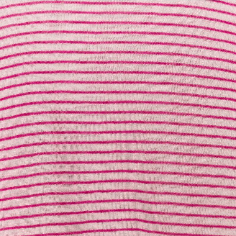 ALARM STRIPE TURTLNECK PINK_WOMAN