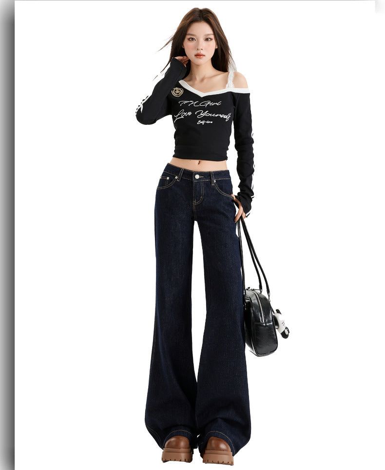 American Vintage Low waist Flare Denim Pants